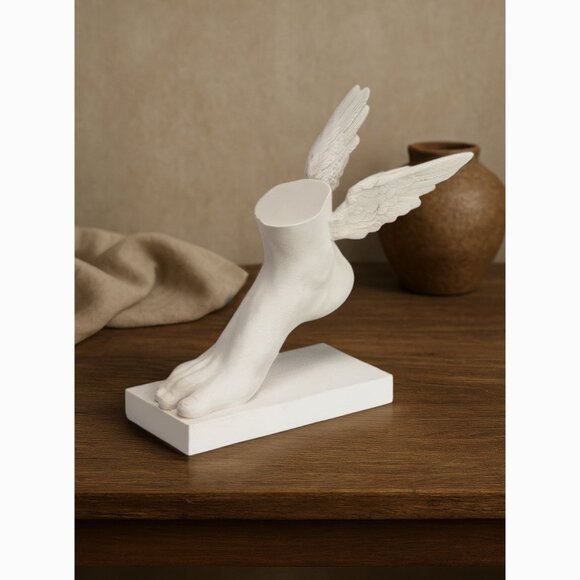 Winged Foot of Hermes Statue - Greek Mythology / Dark Academia Decor - Picture 3 of 6